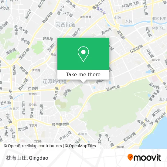 枕海山庄 map