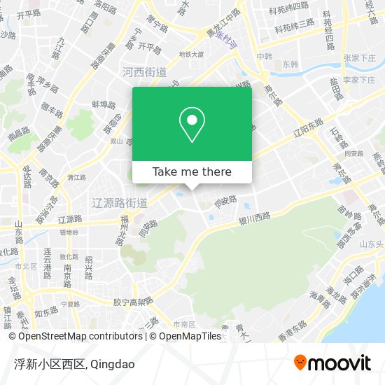 浮新小区西区 map