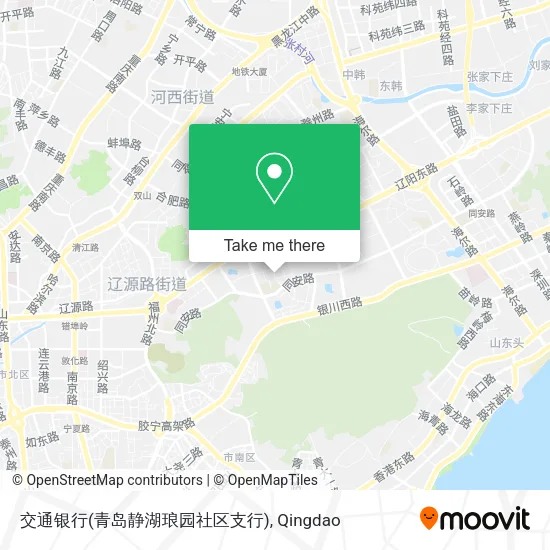 交通银行(青岛静湖琅园社区支行) map