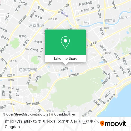 市北区浮山新区街道四小区社区老年人日间照料中心 map