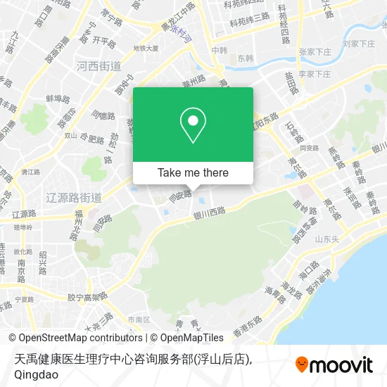 天禹健康医生理疗中心咨询服务部(浮山后店) map