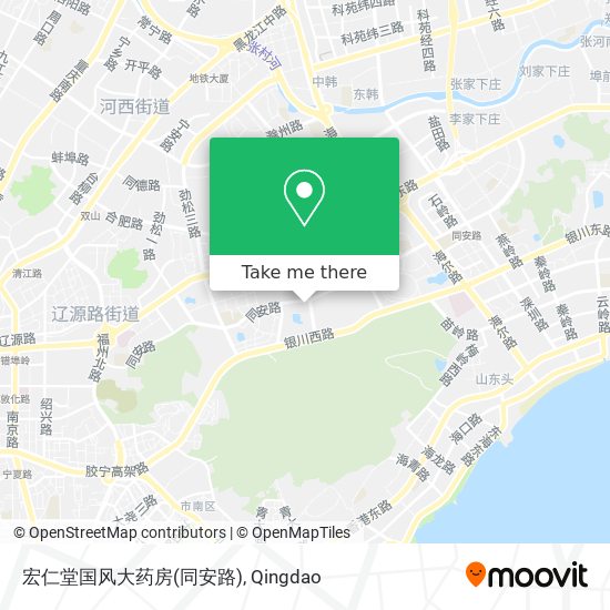 宏仁堂国风大药房(同安路) map