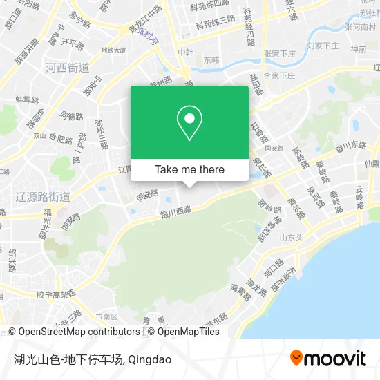 湖光山色-地下停车场 map