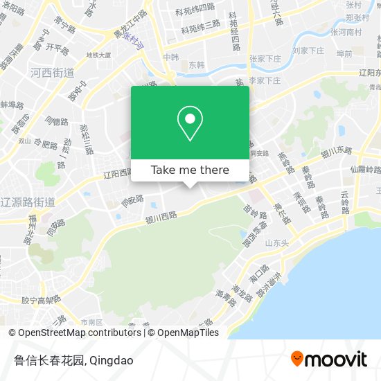 鲁信长春花园 map