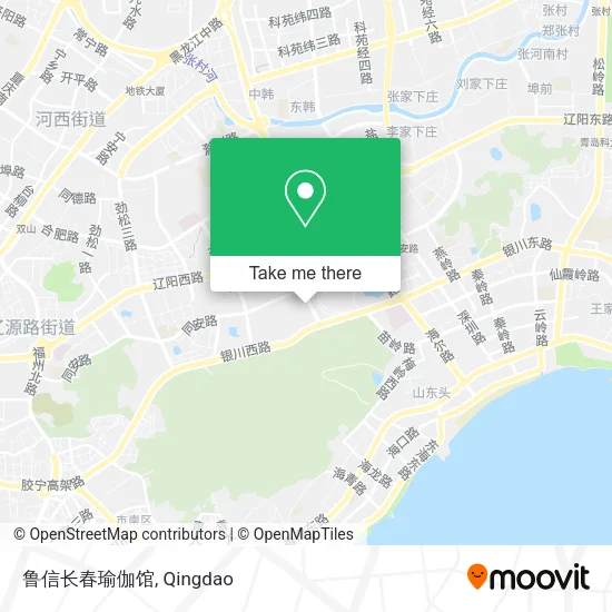 鲁信长春瑜伽馆 map