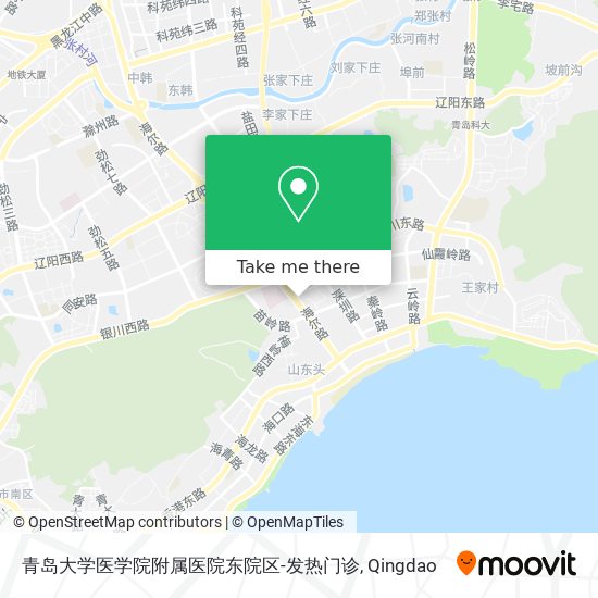 青岛大学医学院附属医院东院区-发热门诊 map