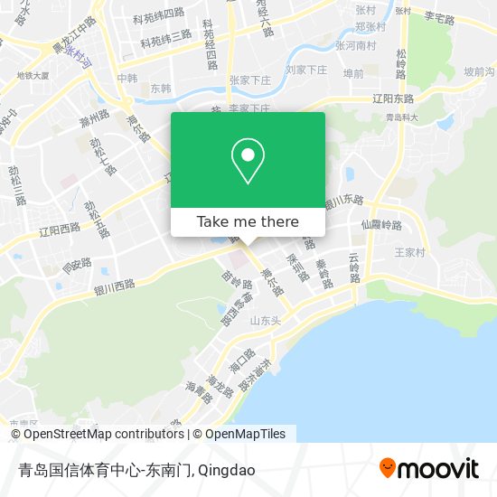青岛国信体育中心-东南门 map
