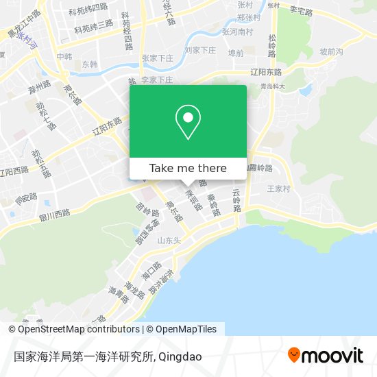 国家海洋局第一海洋研究所 map