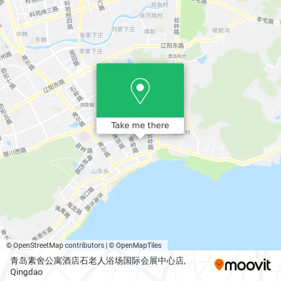 青岛素舍公寓酒店石老人浴场国际会展中心店 map