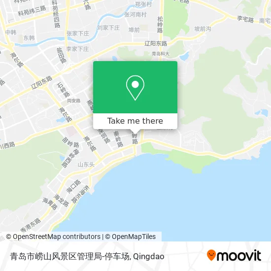 青岛市崂山风景区管理局-停车场 map