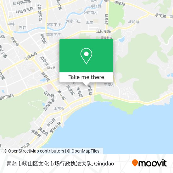青岛市崂山区文化市场行政执法大队 map