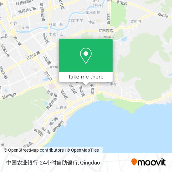 中国农业银行-24小时自助银行 map