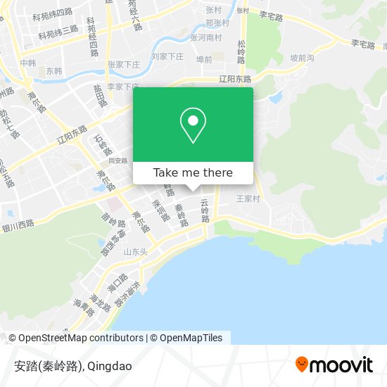 安踏(秦岭路) map