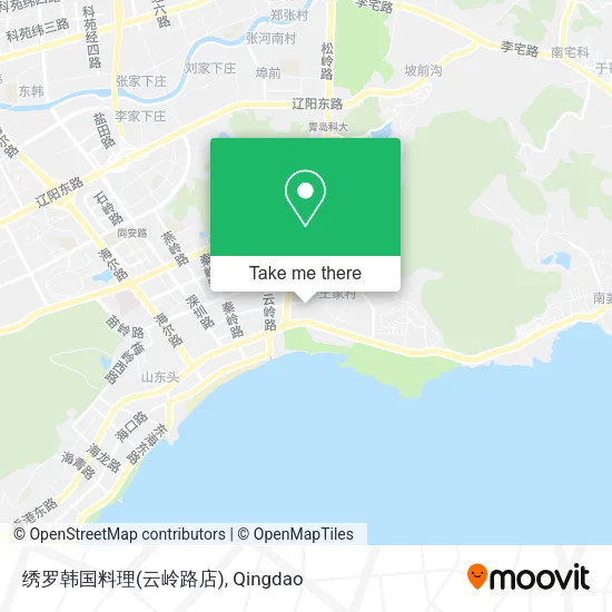 绣罗韩国料理(云岭路店) map