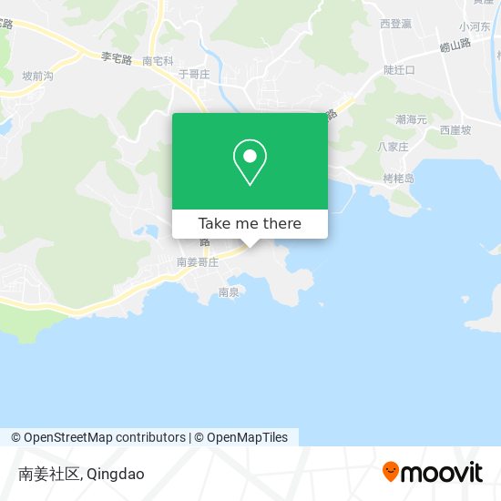 南姜社区 map