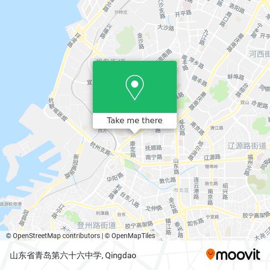 山东省青岛第六十六中学 map