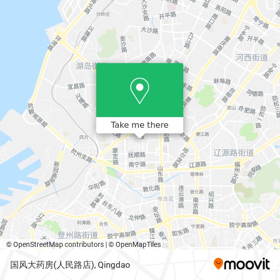 国风大药房(人民路店) map