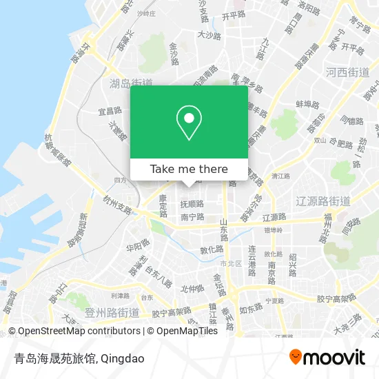 青岛海晟苑旅馆 map