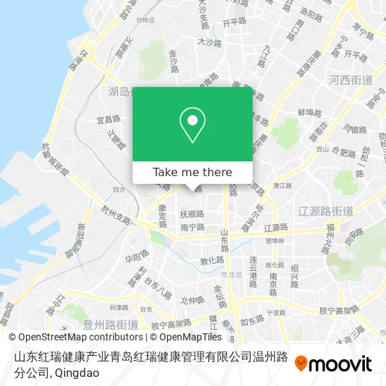 山东红瑞健康产业青岛红瑞健康管理有限公司温州路分公司 map