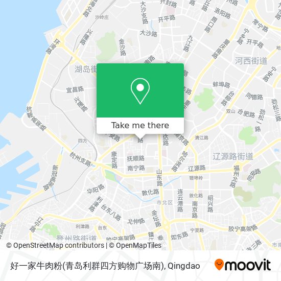 好一家牛肉粉(青岛利群四方购物广场南) map