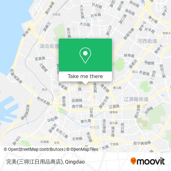 完美(三得江日用品商店) map