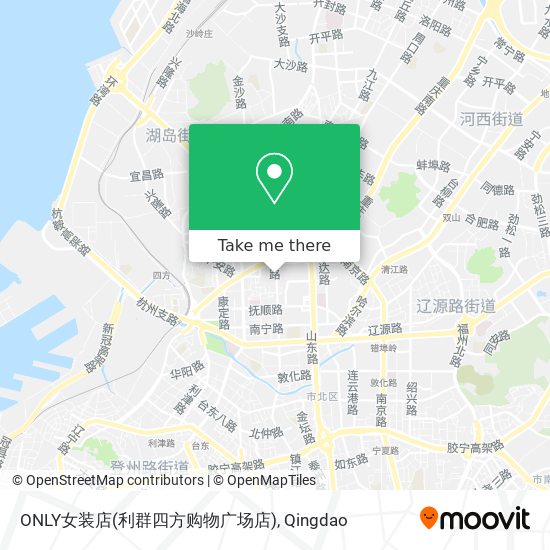 ONLY女装店(利群四方购物广场店) map