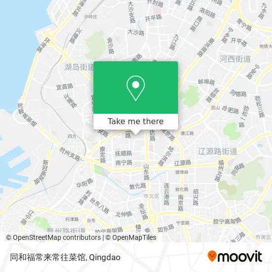 同和福常来常往菜馆 map