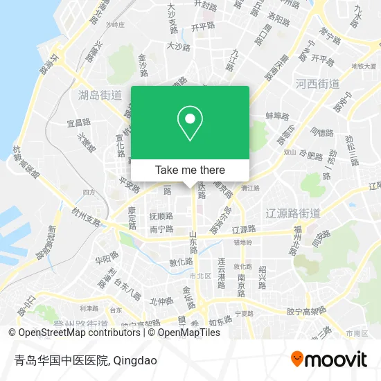 青岛华国中医医院 map