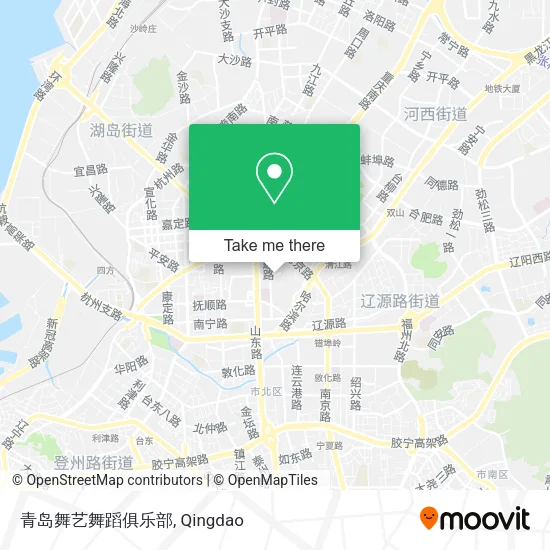青岛舞艺舞蹈俱乐部 map