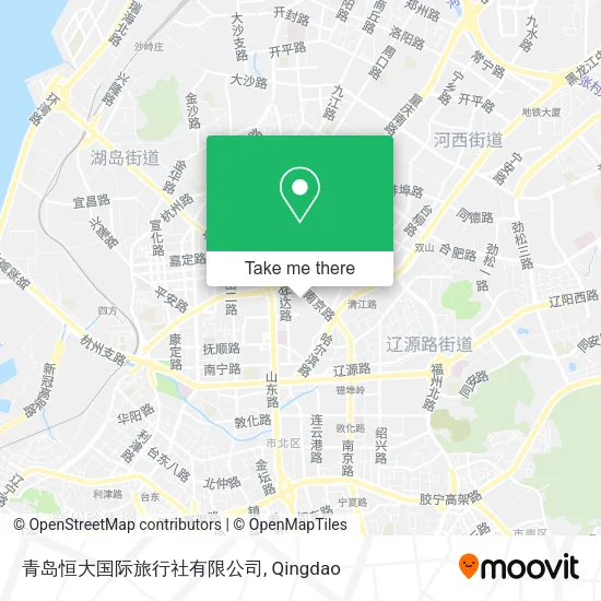 青岛恒大国际旅行社有限公司 map