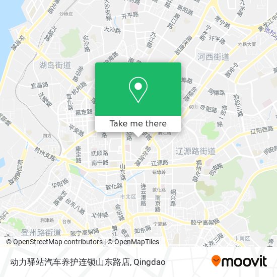 动力驿站汽车养护连锁山东路店 map