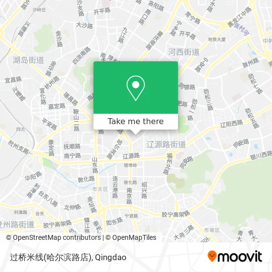 过桥米线(哈尔滨路店) map