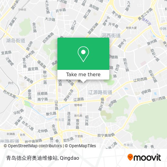青岛德众府奥迪维修站 map
