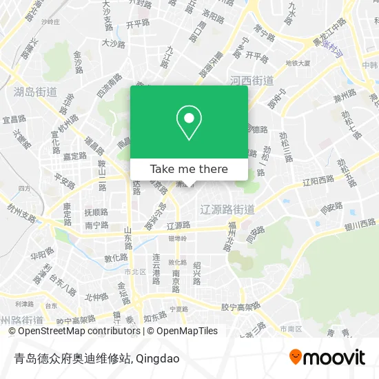 青岛德众府奥迪维修站 map