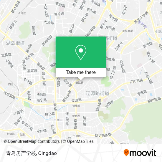 青岛房产学校 map