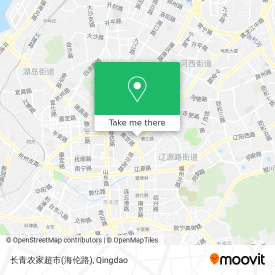 长青农家超市(海伦路) map