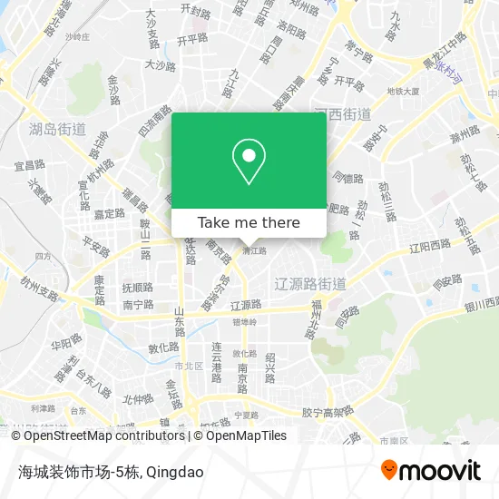 海城装饰市场-5栋 map