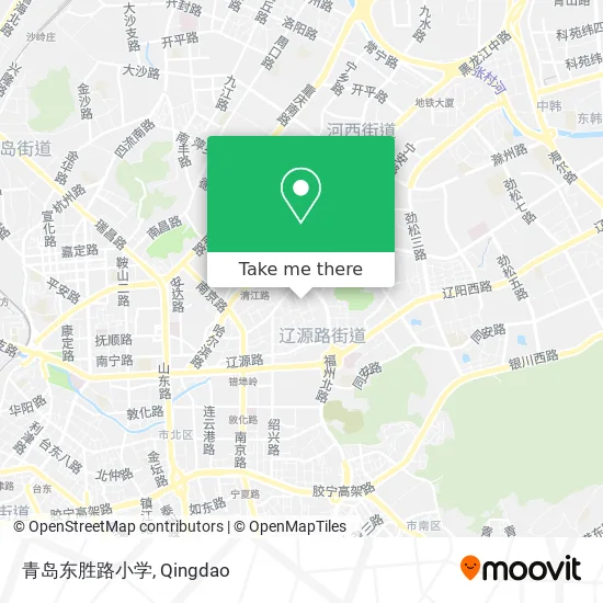青岛东胜路小学 map