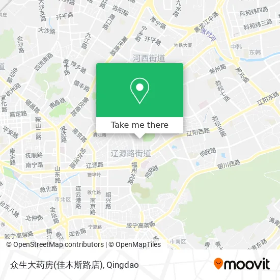 众生大药房(佳木斯路店) map
