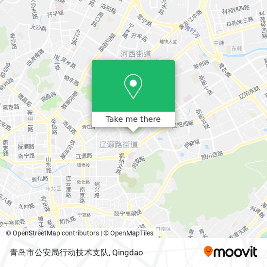 青岛市公安局行动技术支队 map