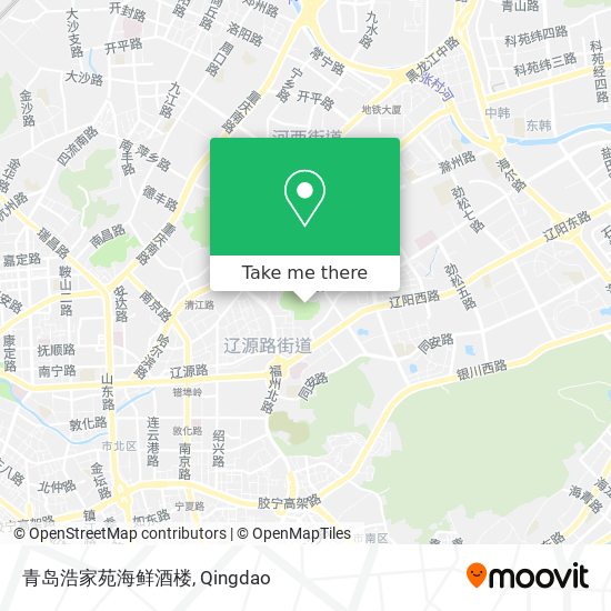 青岛浩家苑海鲜酒楼 map