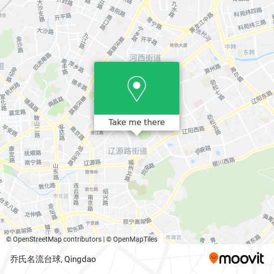 乔氏名流台球 map