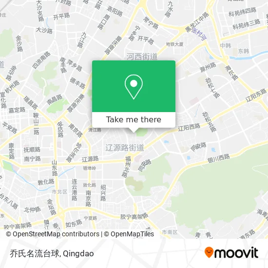 乔氏名流台球 map