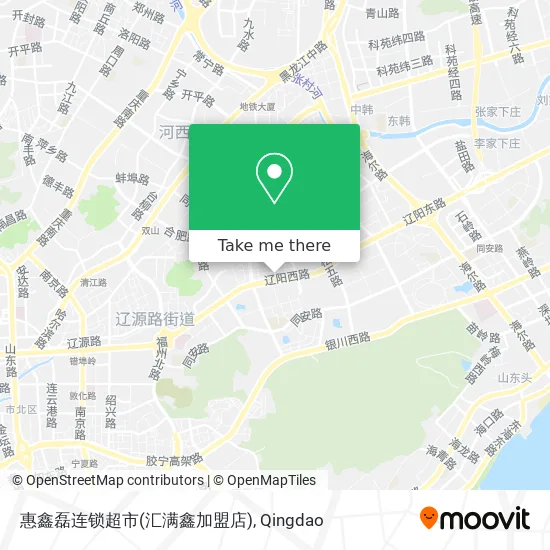 惠鑫磊连锁超市(汇满鑫加盟店) map