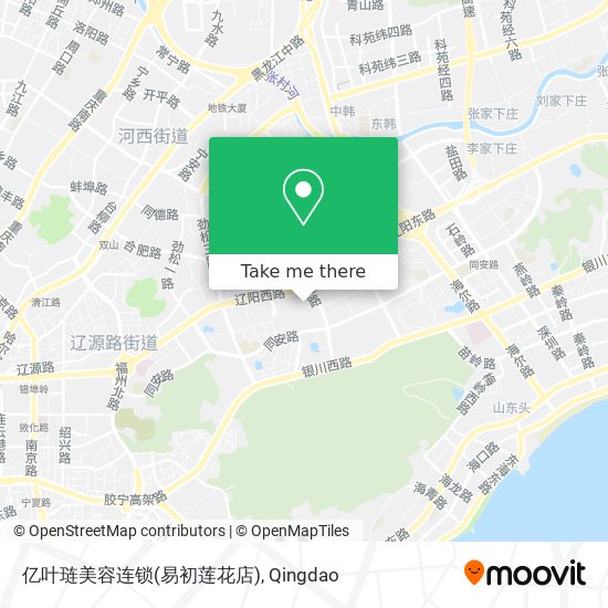 亿叶琏美容连锁(易初莲花店) map