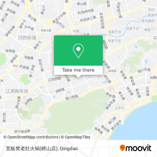 宽板凳老灶火锅(崂山店) map