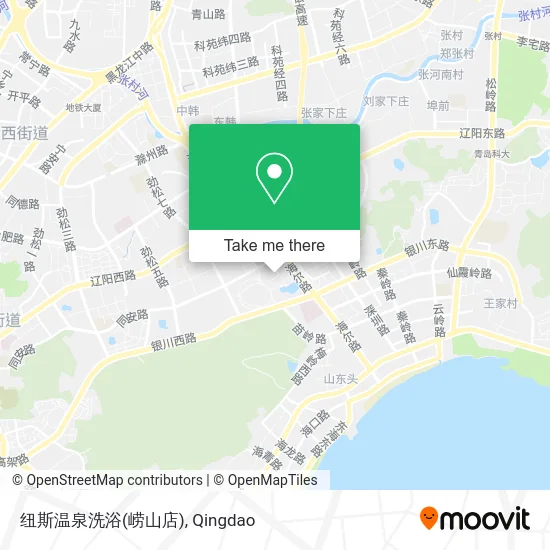 纽斯温泉洗浴(崂山店) map