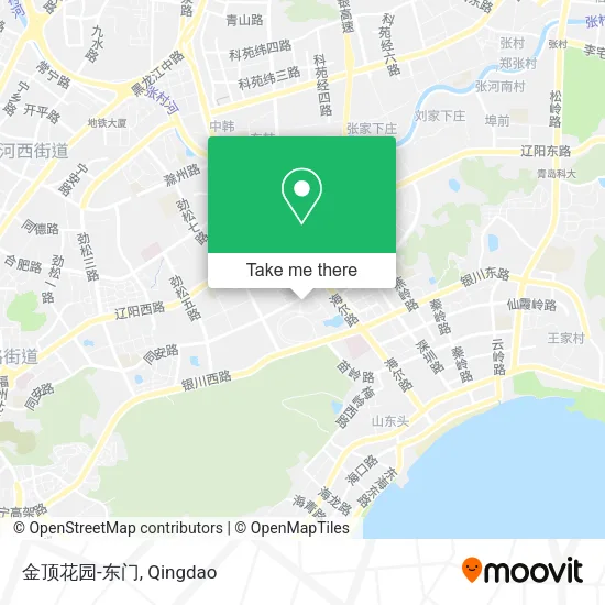 金顶花园-东门 map