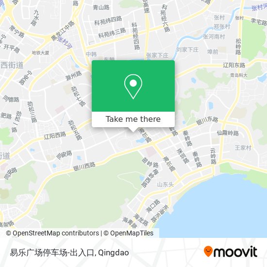 易乐广场停车场-出入口 map