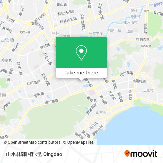 山水林韩国料理 map